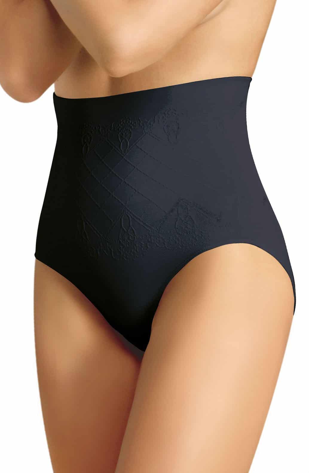 311370nero_whitebg.jpg Control Body 311370 High Waist Shaping Brief Nero