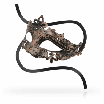 lingerie 22 OHMAMA Radiant Copper Venetian Style Mask